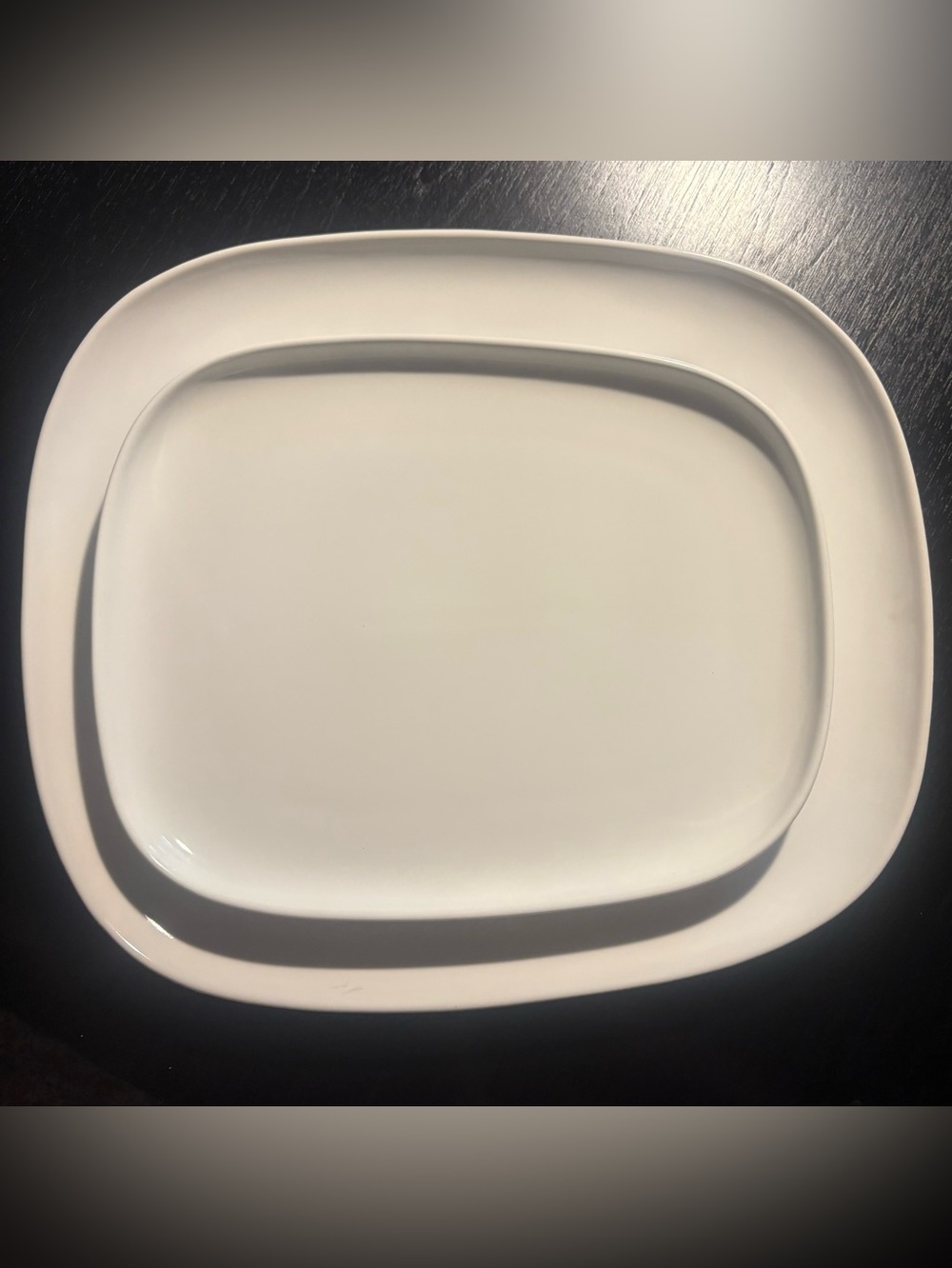 Alessi Ovale Stoneware Platters Set of 2 Bouroullec Design PRISTINE